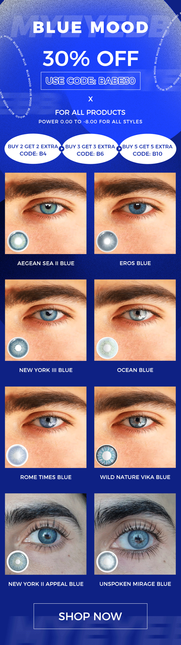  AEGEAN SEA Il BLUE EROS BLUE NEW YORK Il BLUE OCEAN BLUE NEW YORK Il APPEAL BLUE UNSPOKEN MIRAGE BLUE SHOP NOW 