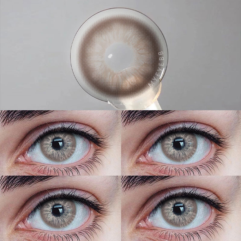 MYEYEBB Unspoken Mirage Brown Colored Contact Lenses