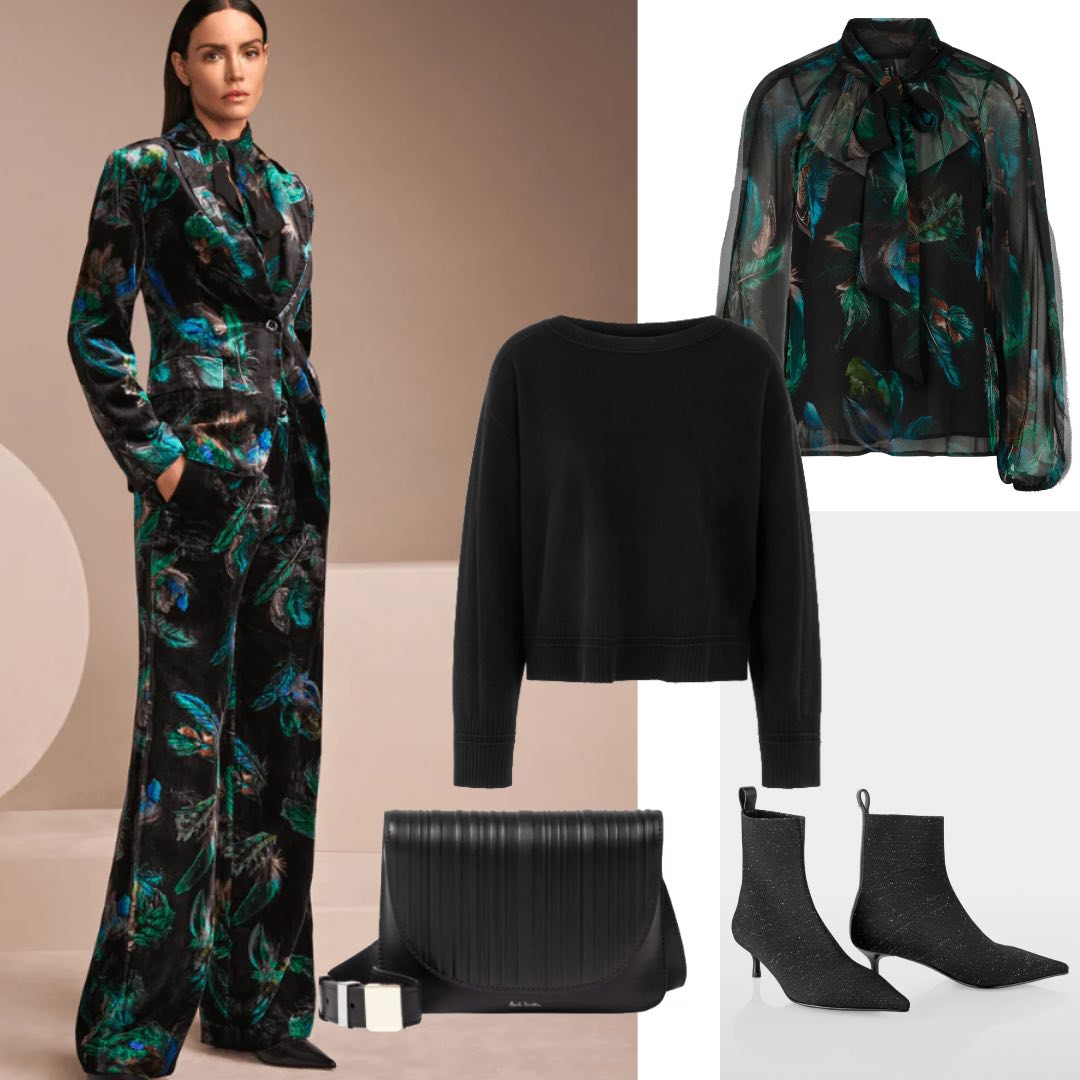 how-to-style-marc-cain-warri-velvet-trousers