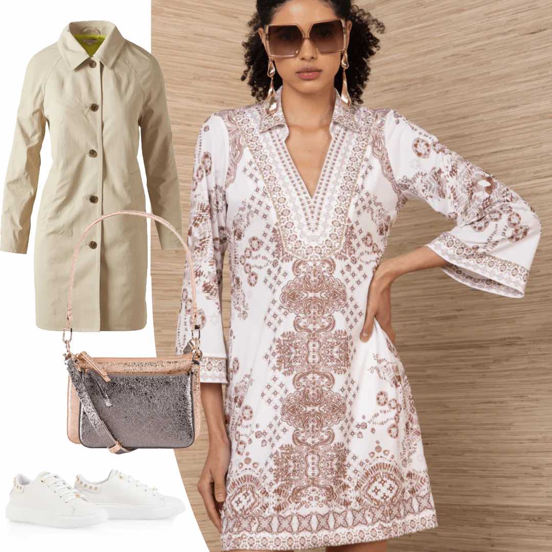 how-to-style-hale-bob-womens-zella-v-neck-patterned-mini-dress